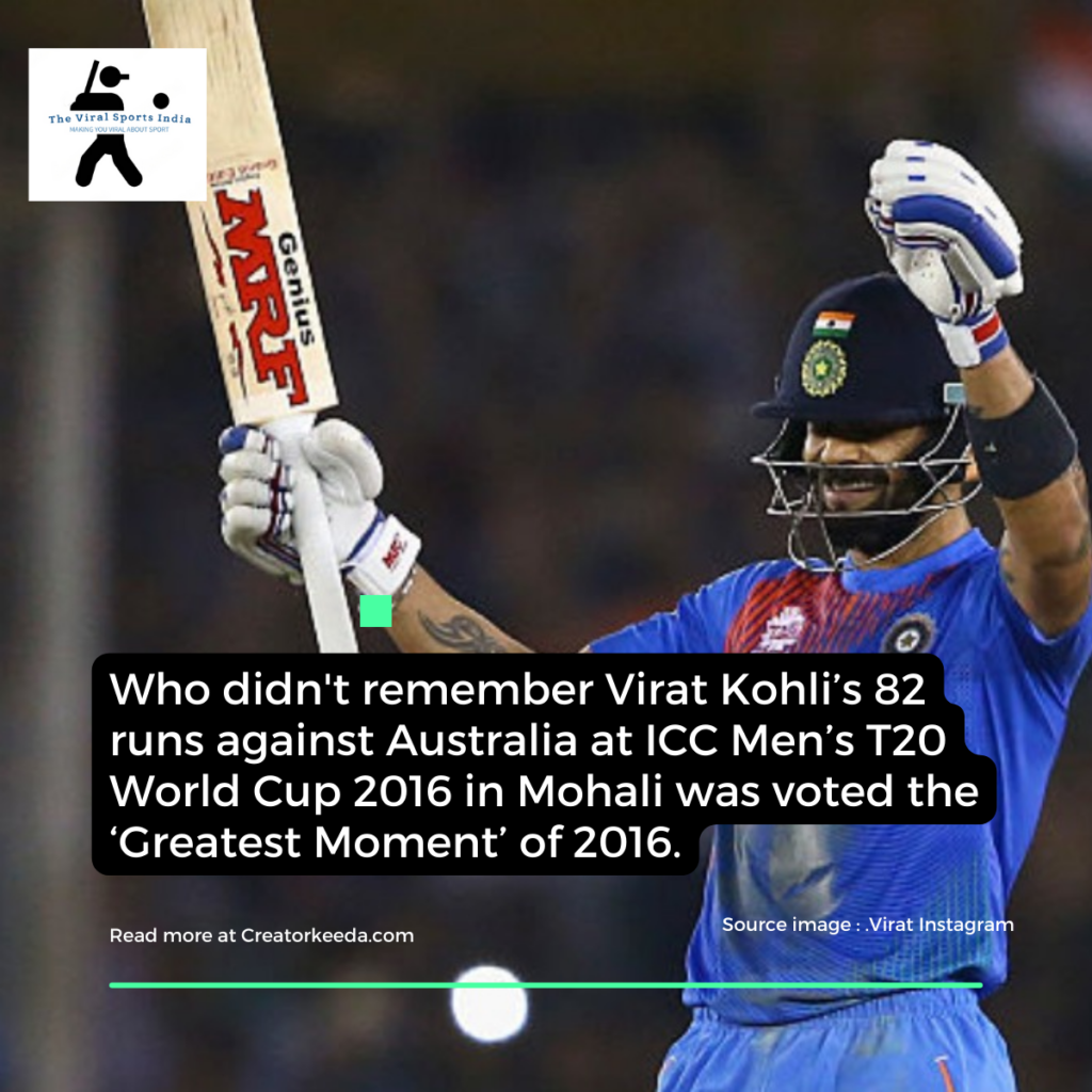 IND vs AUS Virat Kohli against Australia in 2016